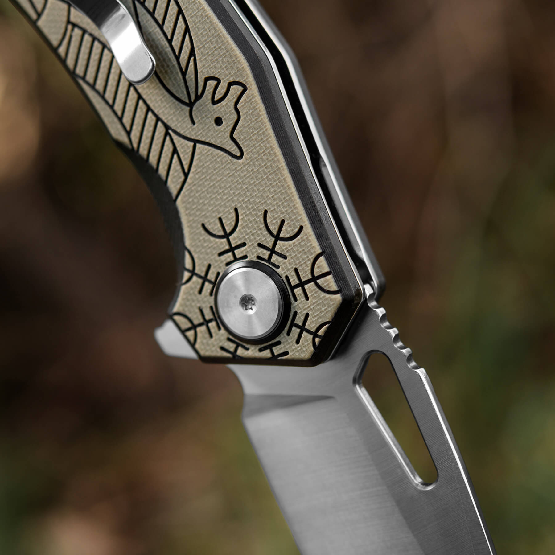 M-Tac ніж складний Type 12 Scandinavian Black/Sand купити за